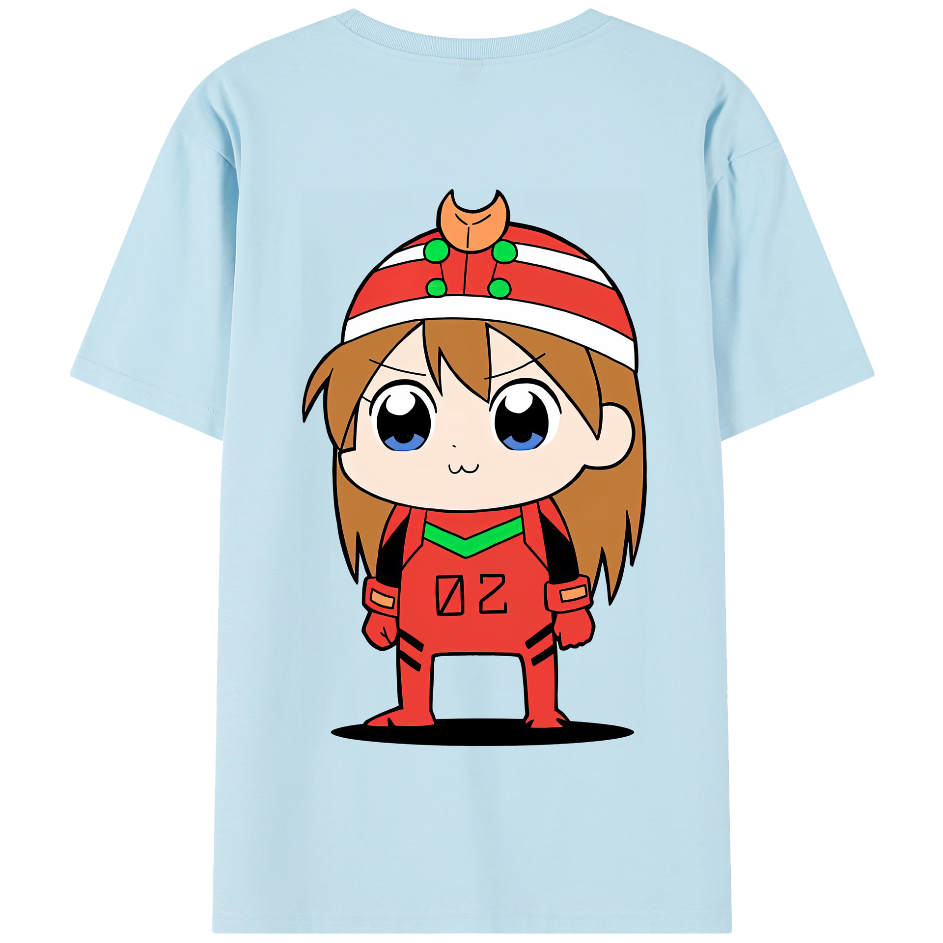 （画像用） EVA 新世紀エヴァンゲリオン 綿100％半袖Tシャツ（背面プリント）